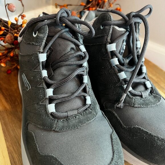 SKechers Women's Work Max Cushioning Arch Fit Slip Resistant Sz 6/36EU Charcoal - Picture 5 of 12